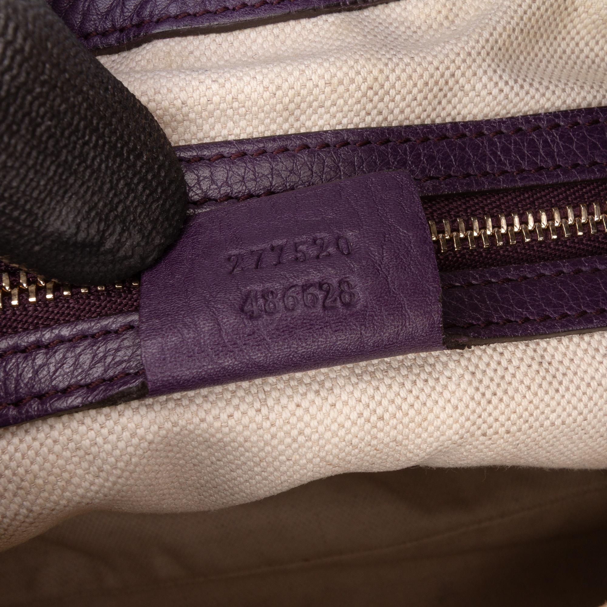 Gucci Calfskin Jackie O Bouvier Shoulder Bag