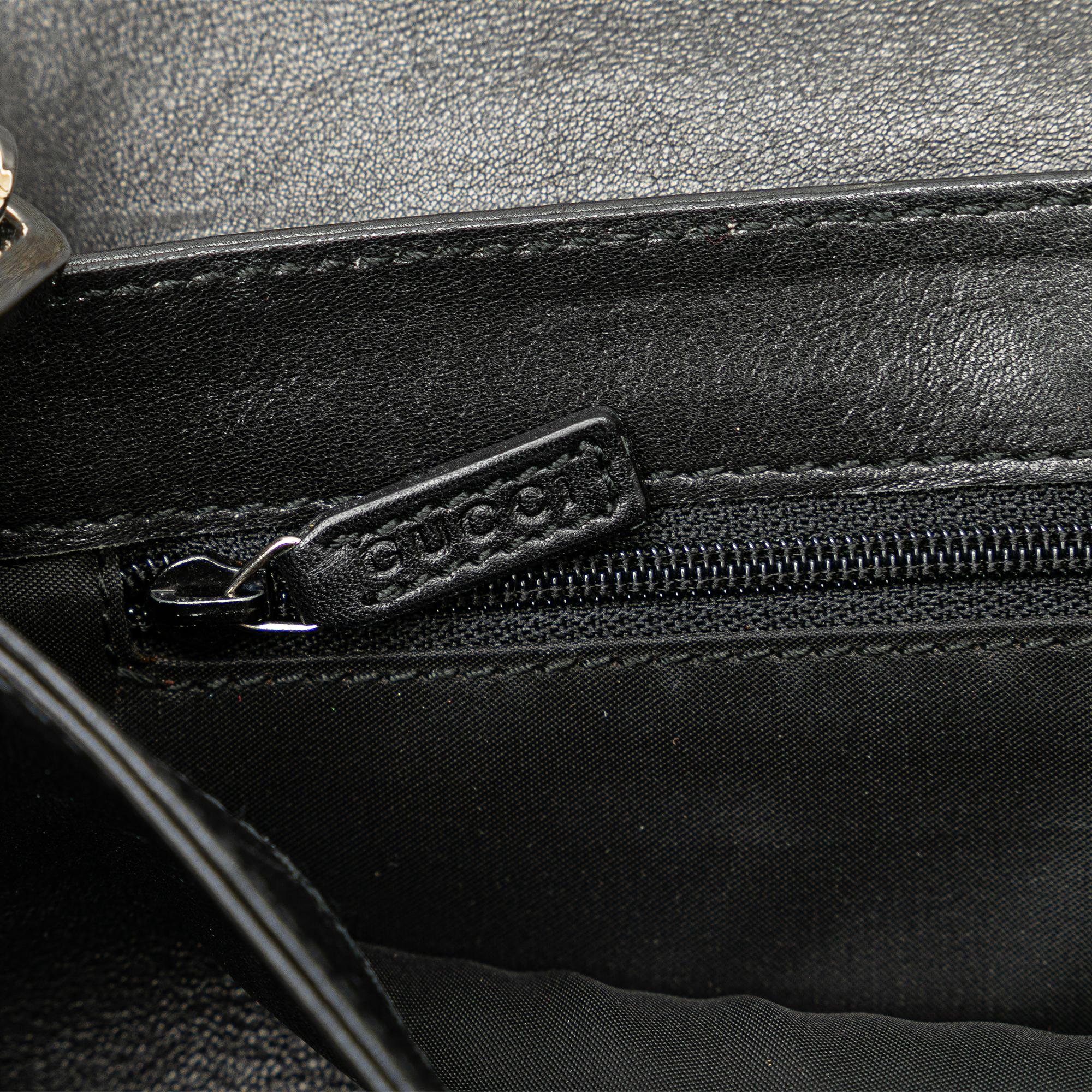 Gucci Calfskin Leather Chain Shoulder Bag (SHG-sH7X6Y)