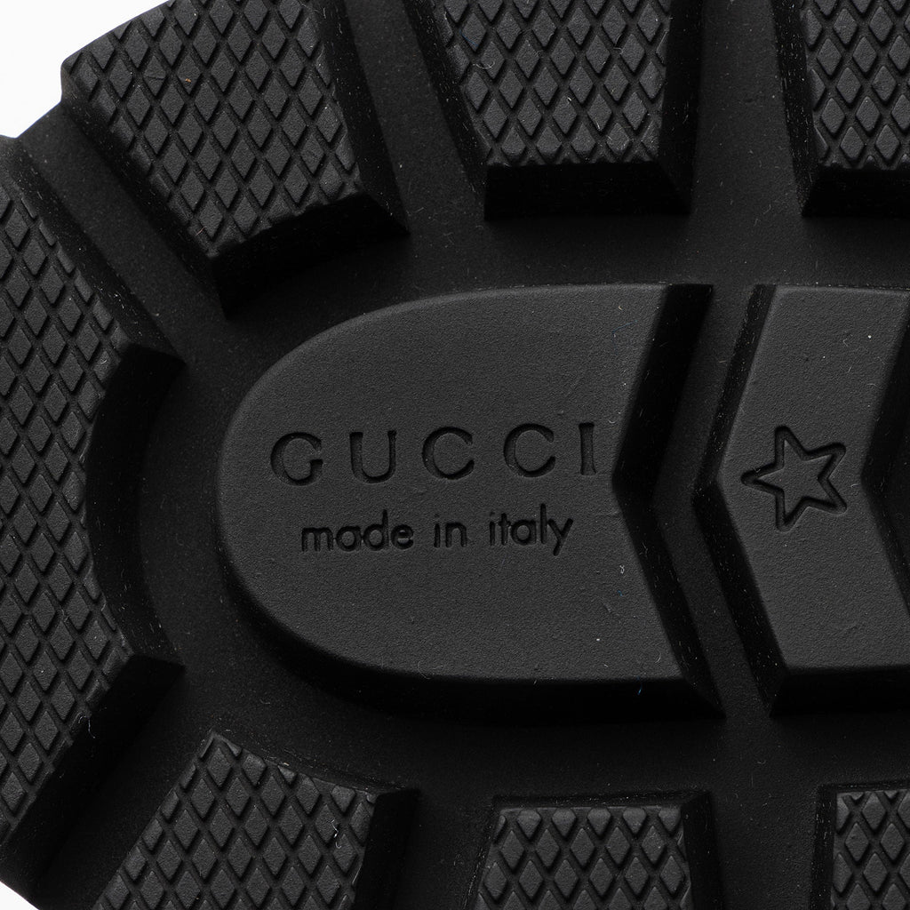 Gucci Calfskin Logo Trip Platform Boots - Size 10 / 40