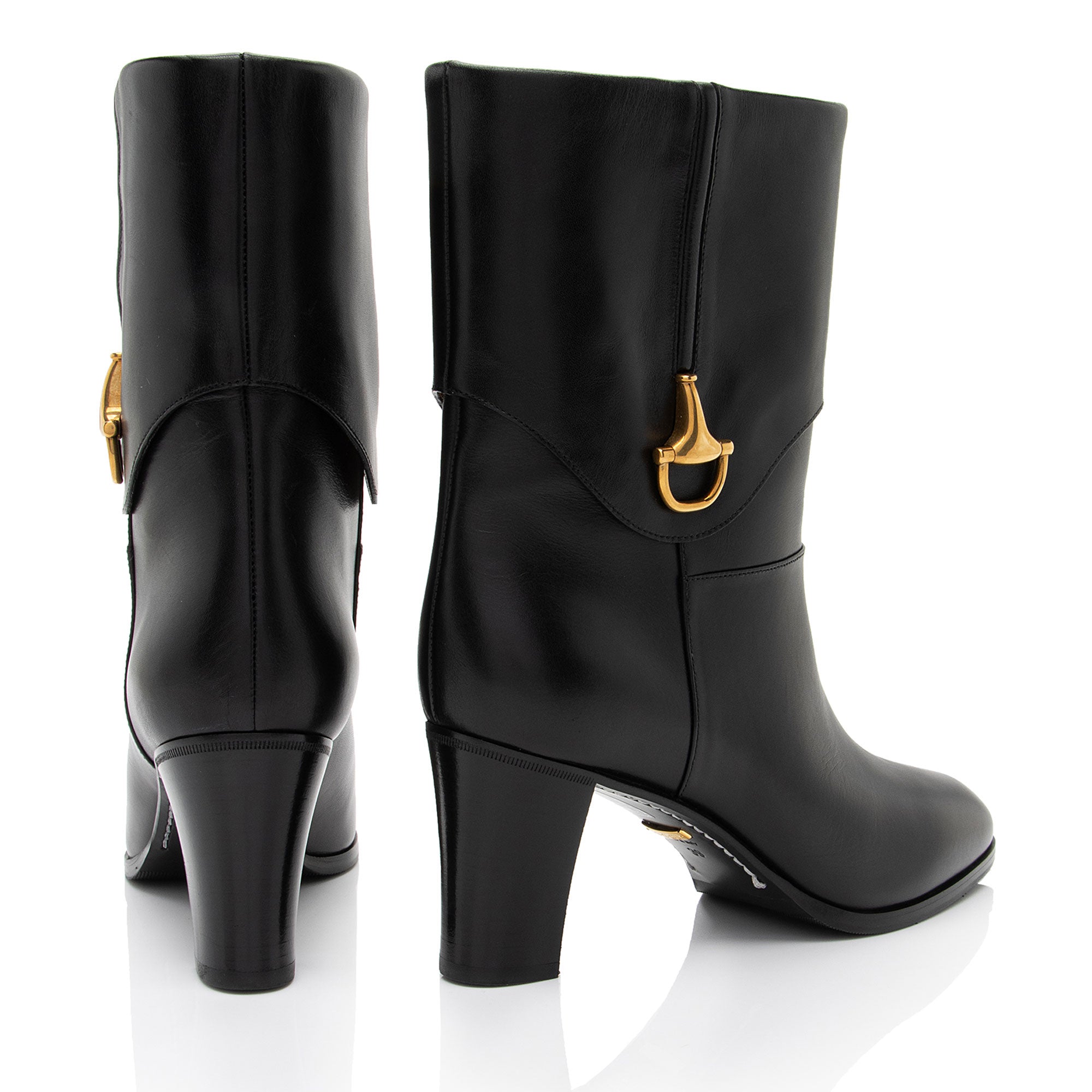Gucci Calfskin Miranda Ankle Boots - Size 9 / 39 (SHF-Lo8tbh)