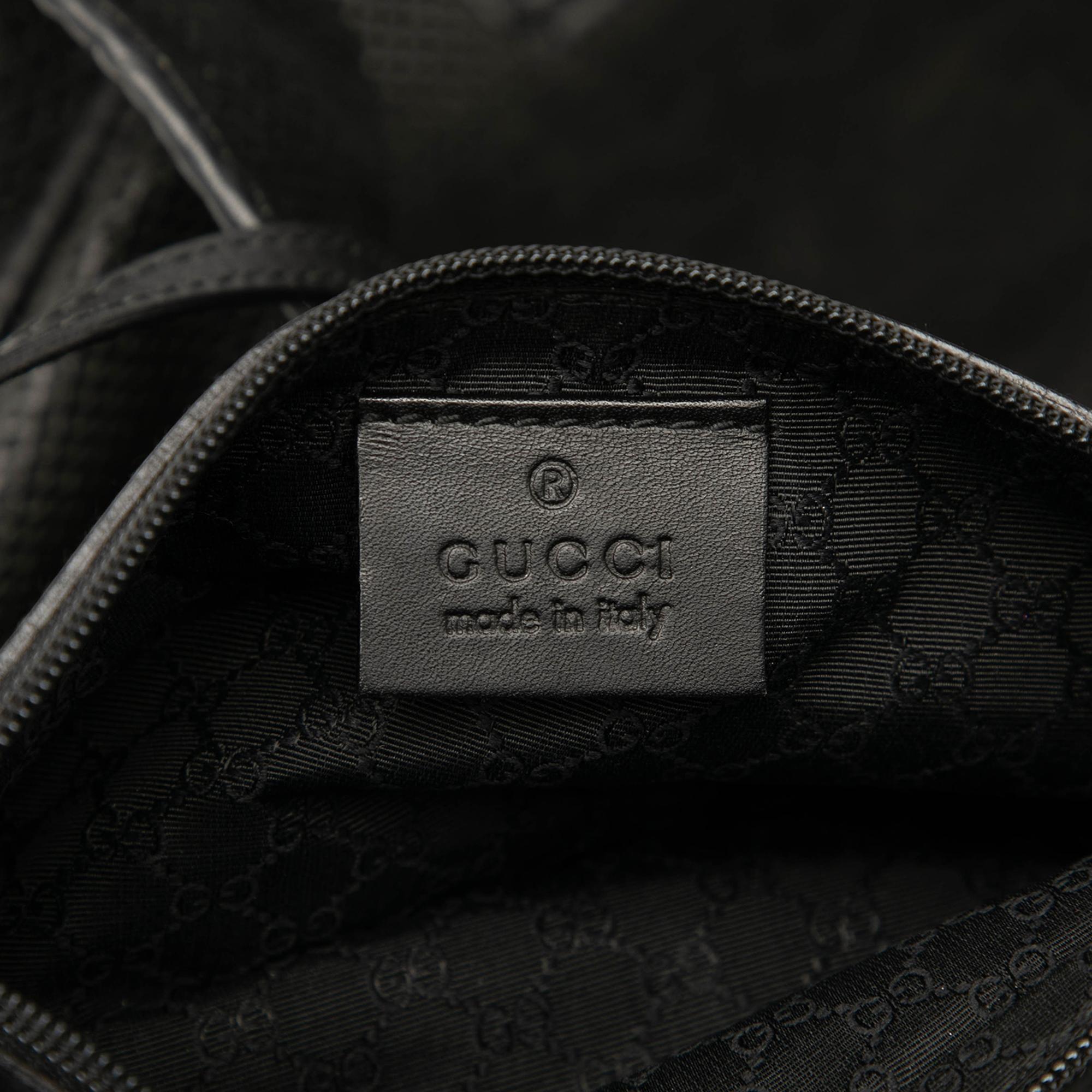 Gucci Calfskin Perforated Jackie Bardot Shoulder Bag