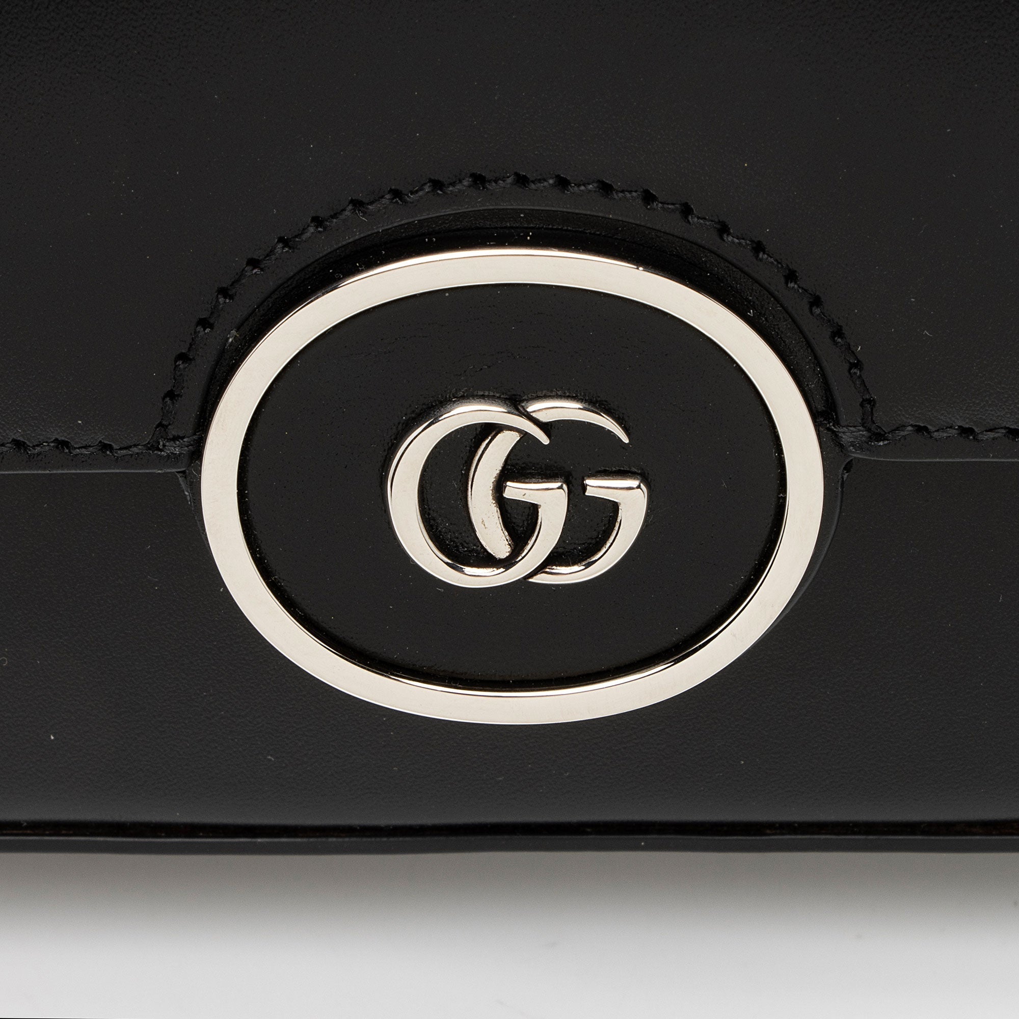 Gucci Calfskin Petite GG Mini Shoulder Bag