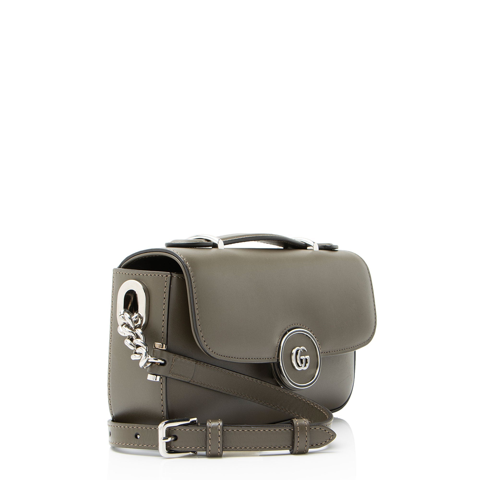 Gucci Calfskin Petite GG Mini Shoulder Bag