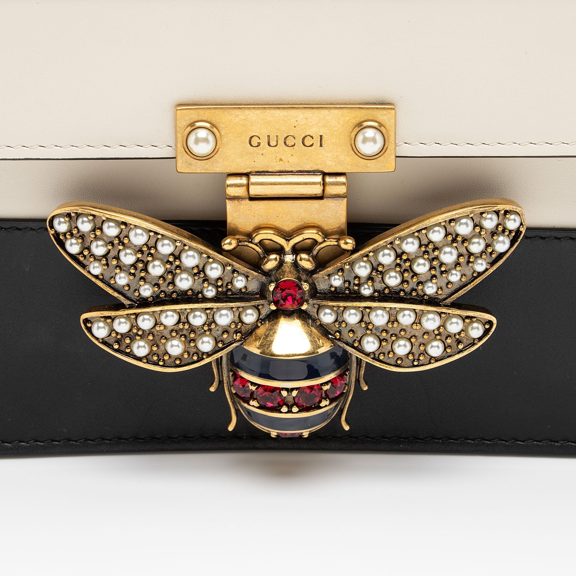 Gucci Calfskin Queen Margaret Shoulder Bag (SHF-P3GQPE)
