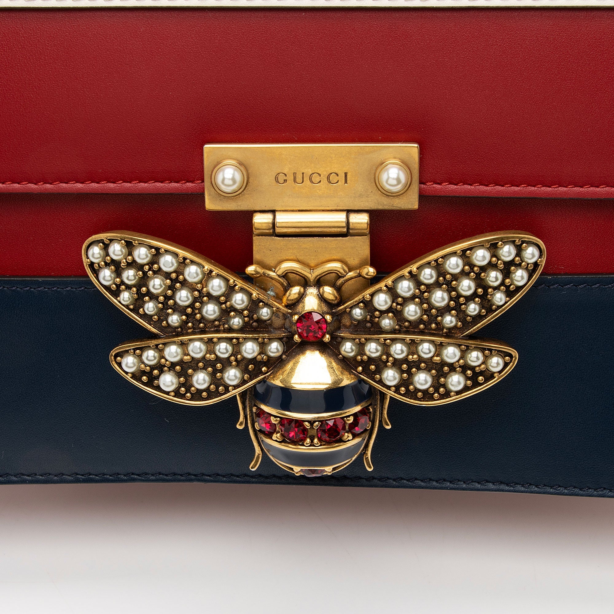 Gucci Calfskin Queen Margaret Shoulder Bag