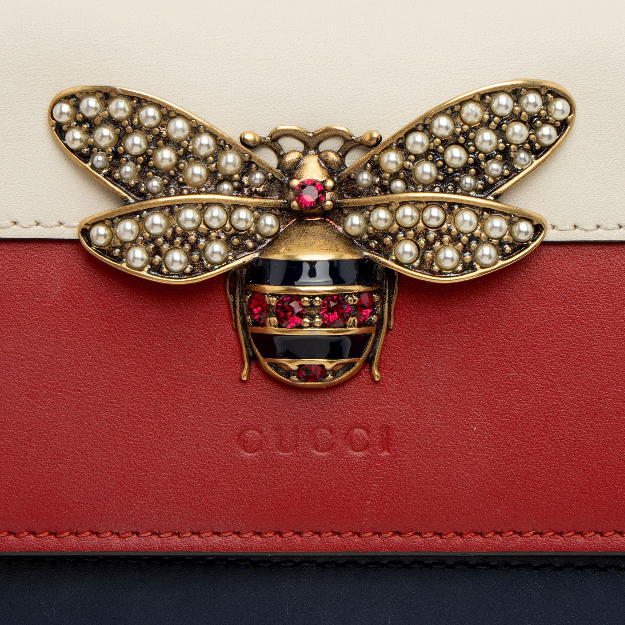 Gucci Calfskin Queen Margaret Wallet on Chain (SHF-9Q7LIA)