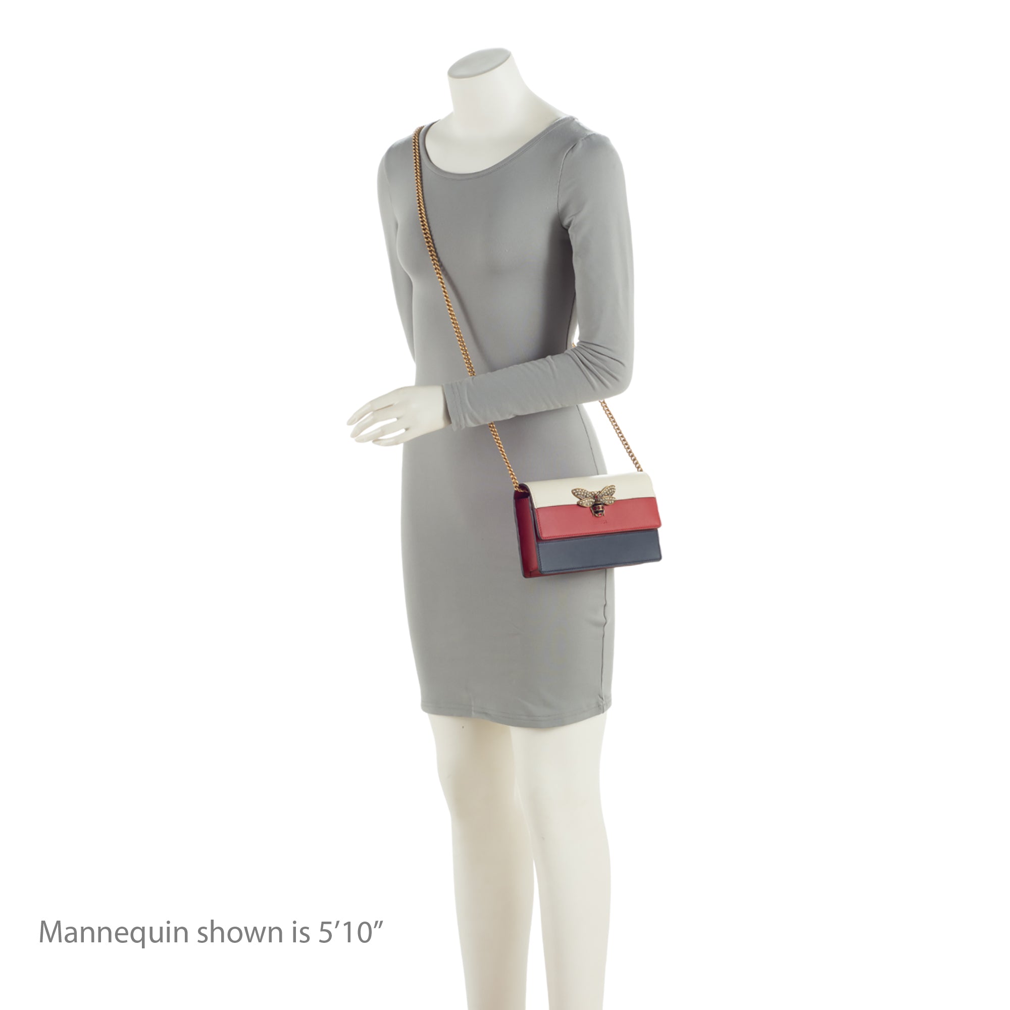 Gucci Calfskin Queen Margaret Wallet on Chain (SHF-9Q7LIA)
