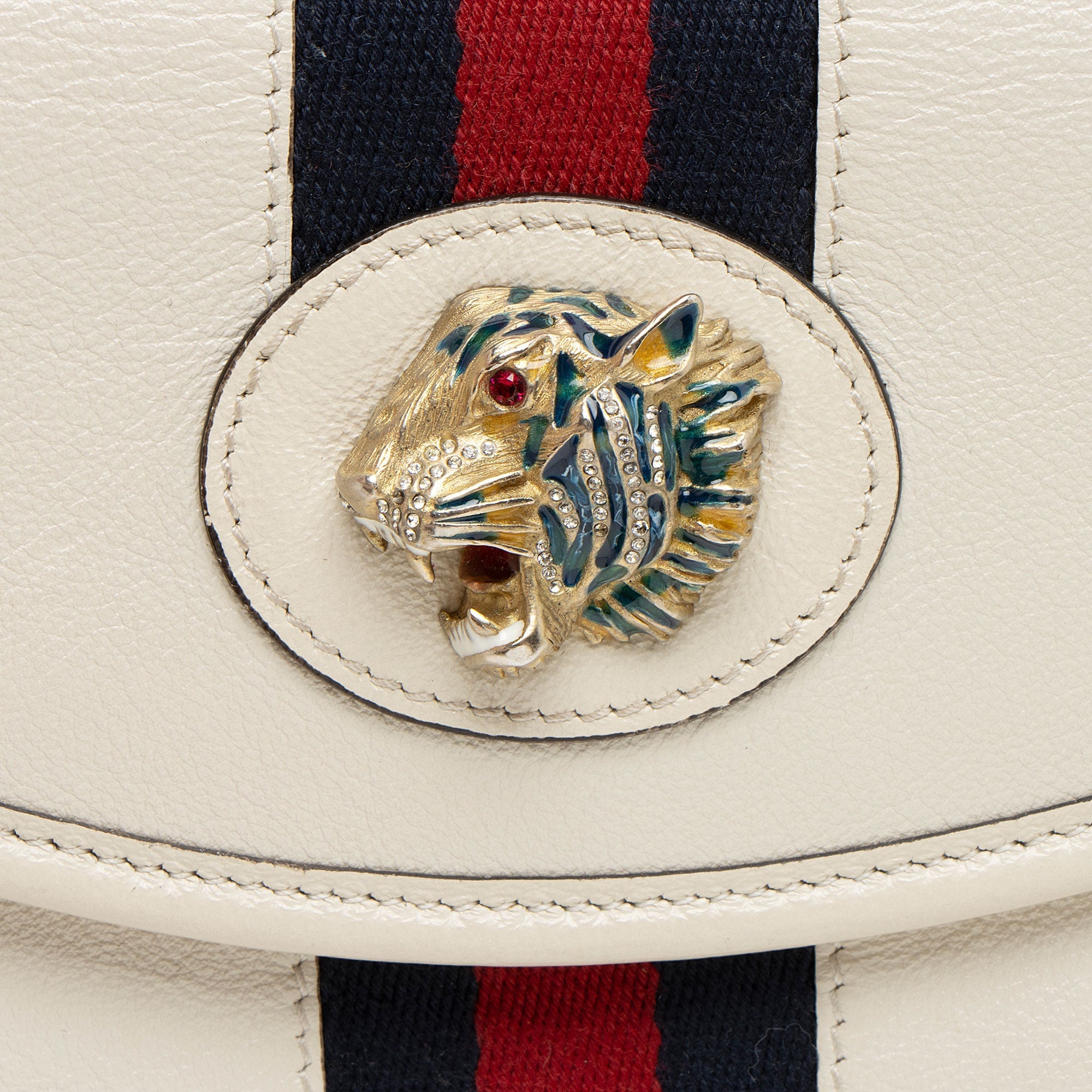 Gucci Calfskin Rajah Mini Flap Bag (SHF-ofd1Mc)