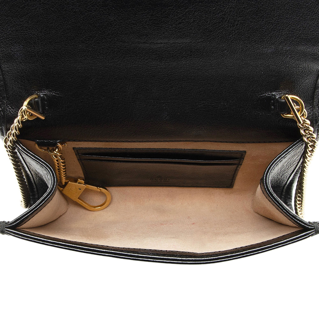 Gucci Calfskin Rajah Mini Flap Bag