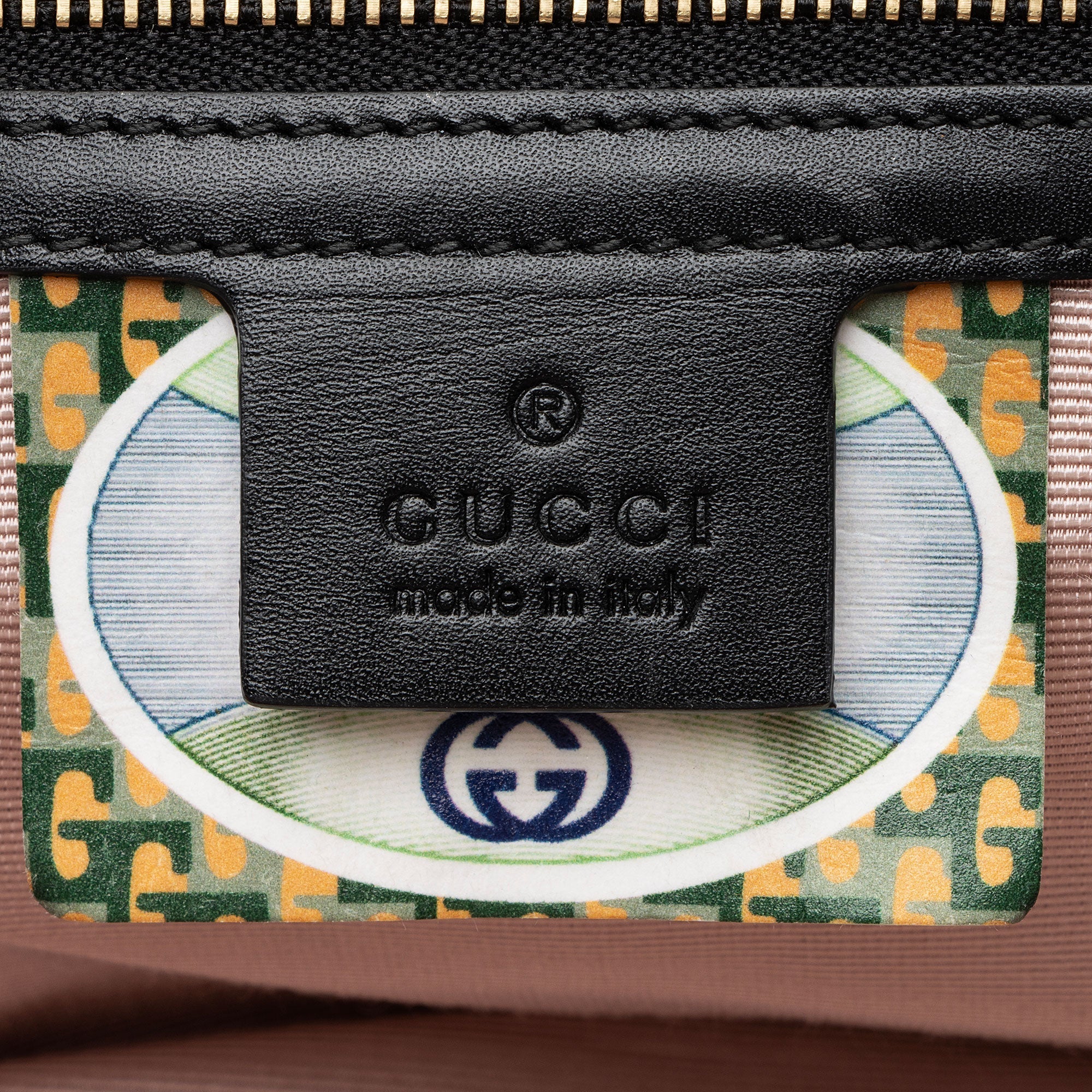 Gucci Calfskin Rajah Zumi Medium Shoulder Bag