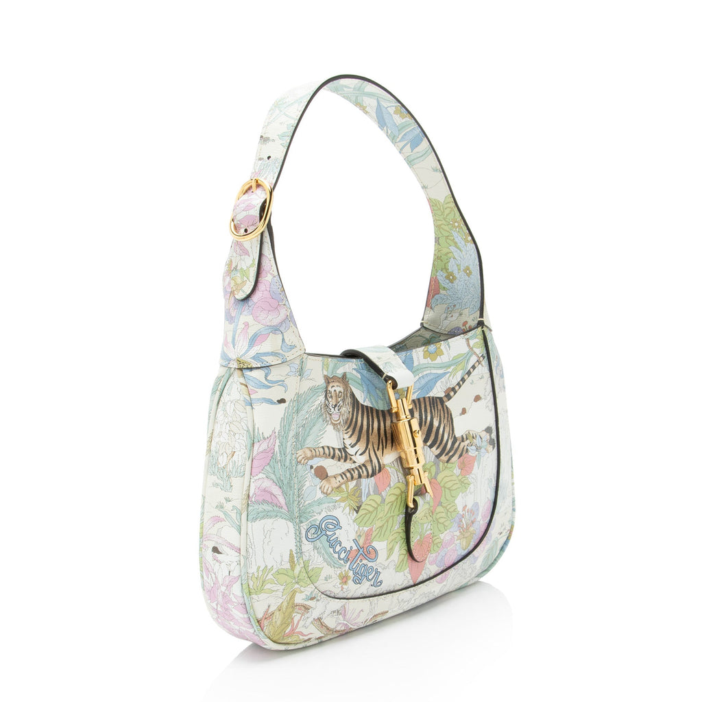 Gucci Calfskin Shangai Tiger Jackie 1961 Small Hobo