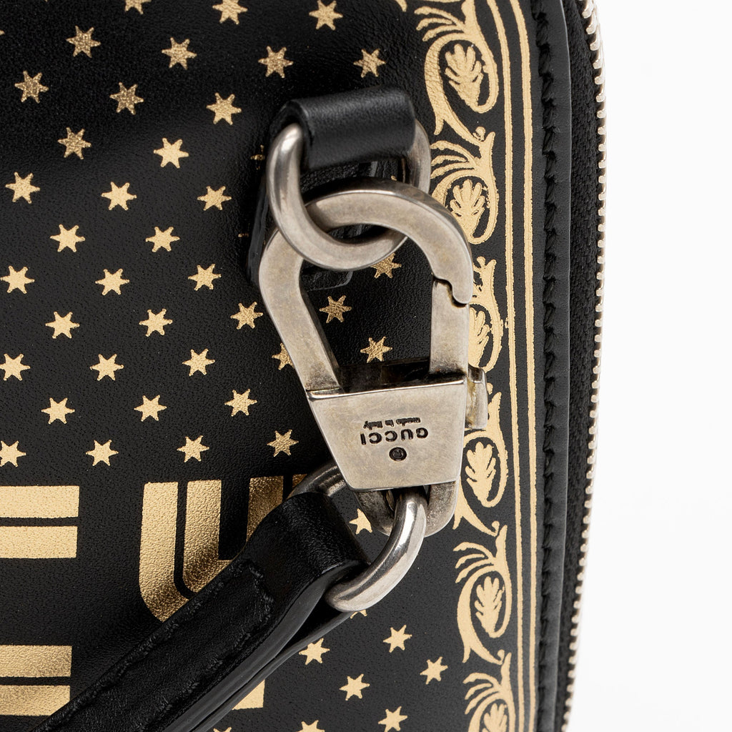Gucci Calfskin Star Print Guccy Mini Shoulder Bag