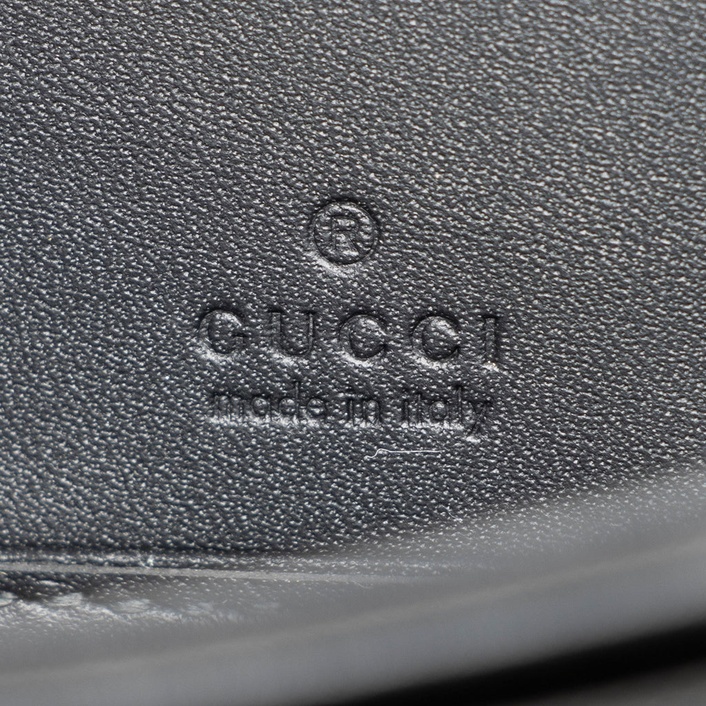 Gucci Calfskin Star Print Guccy Zip Around Wallet (SHF-NzvcOs)
