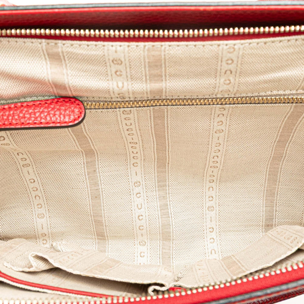 Gucci Calfskin Swing Top Handle Satchel