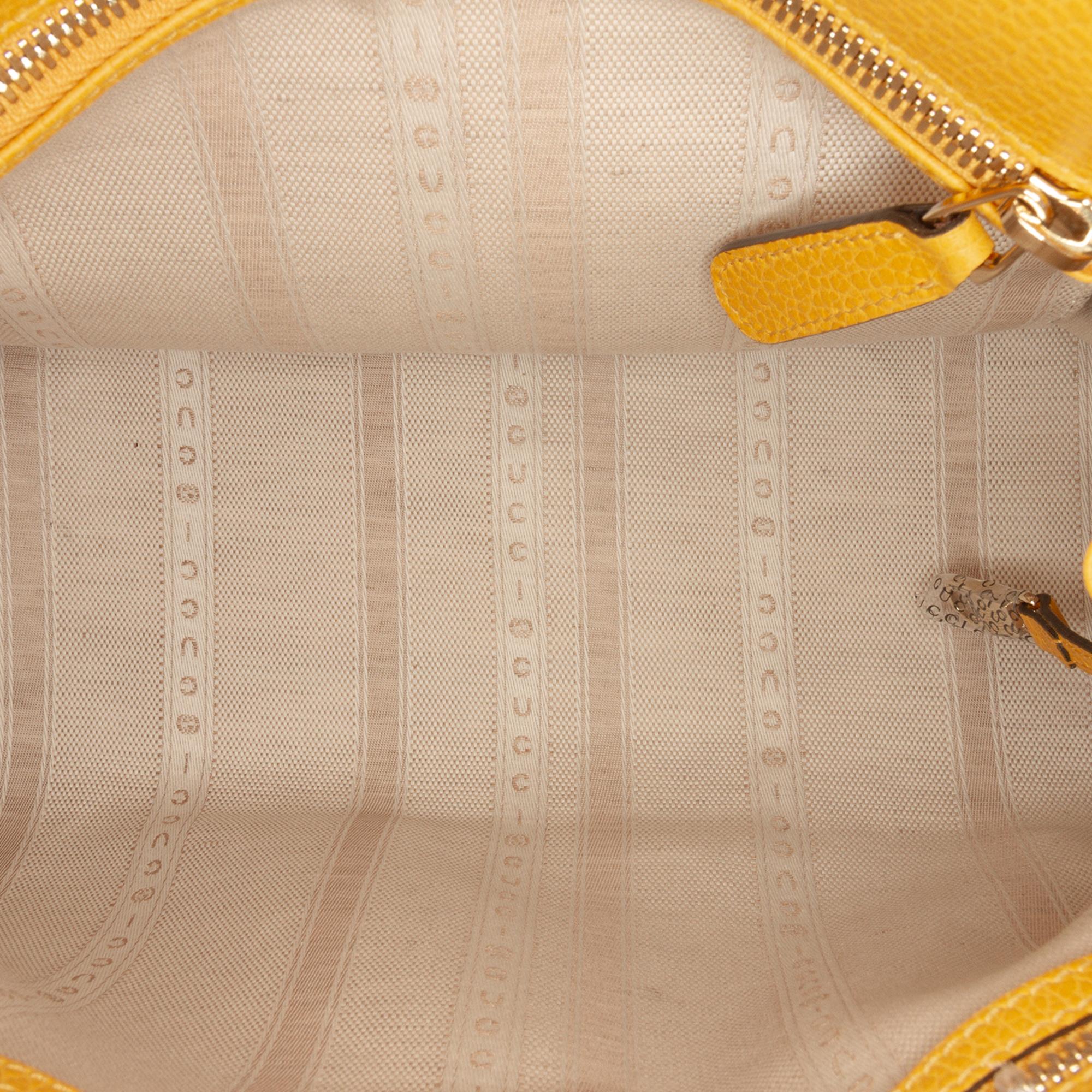 Gucci Calfskin Swing Top Handle Satchel