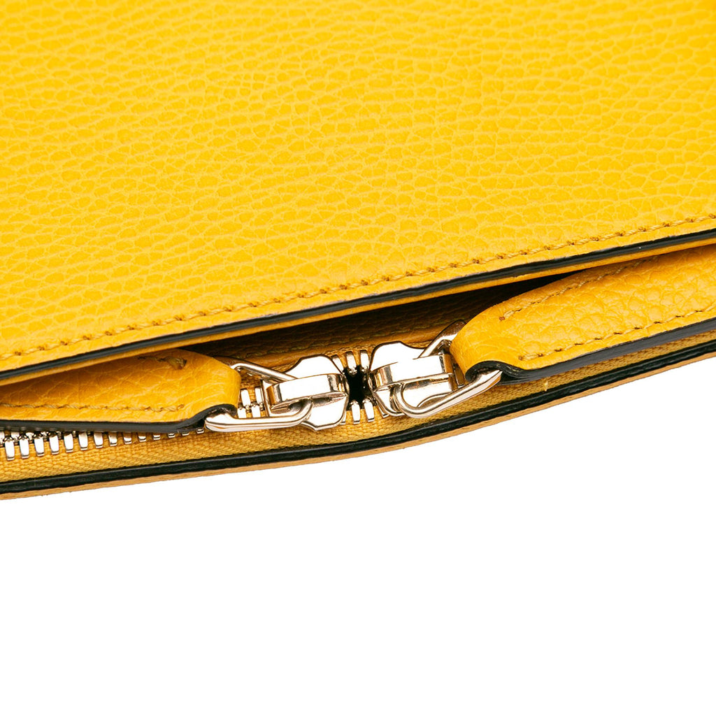 Gucci Calfskin Swing Top Handle Satchel