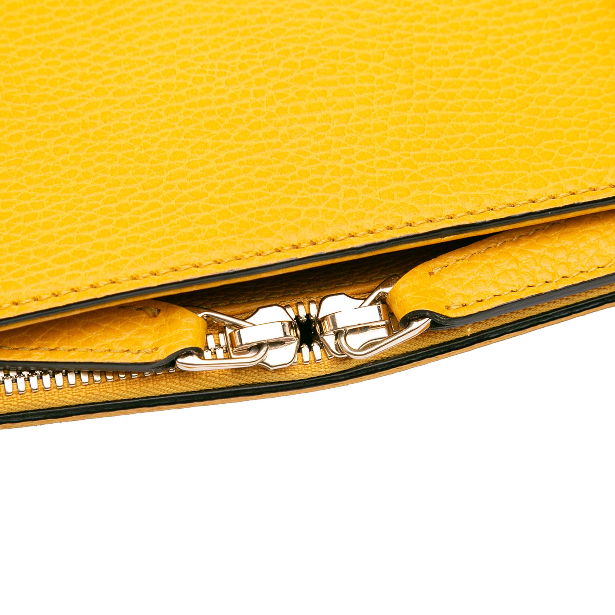 Gucci Calfskin Swing Top Handle Satchel