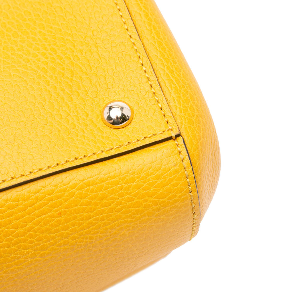 Gucci Calfskin Swing Top Handle Satchel