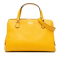 Gucci Calfskin Swing Top Handle Satchel
