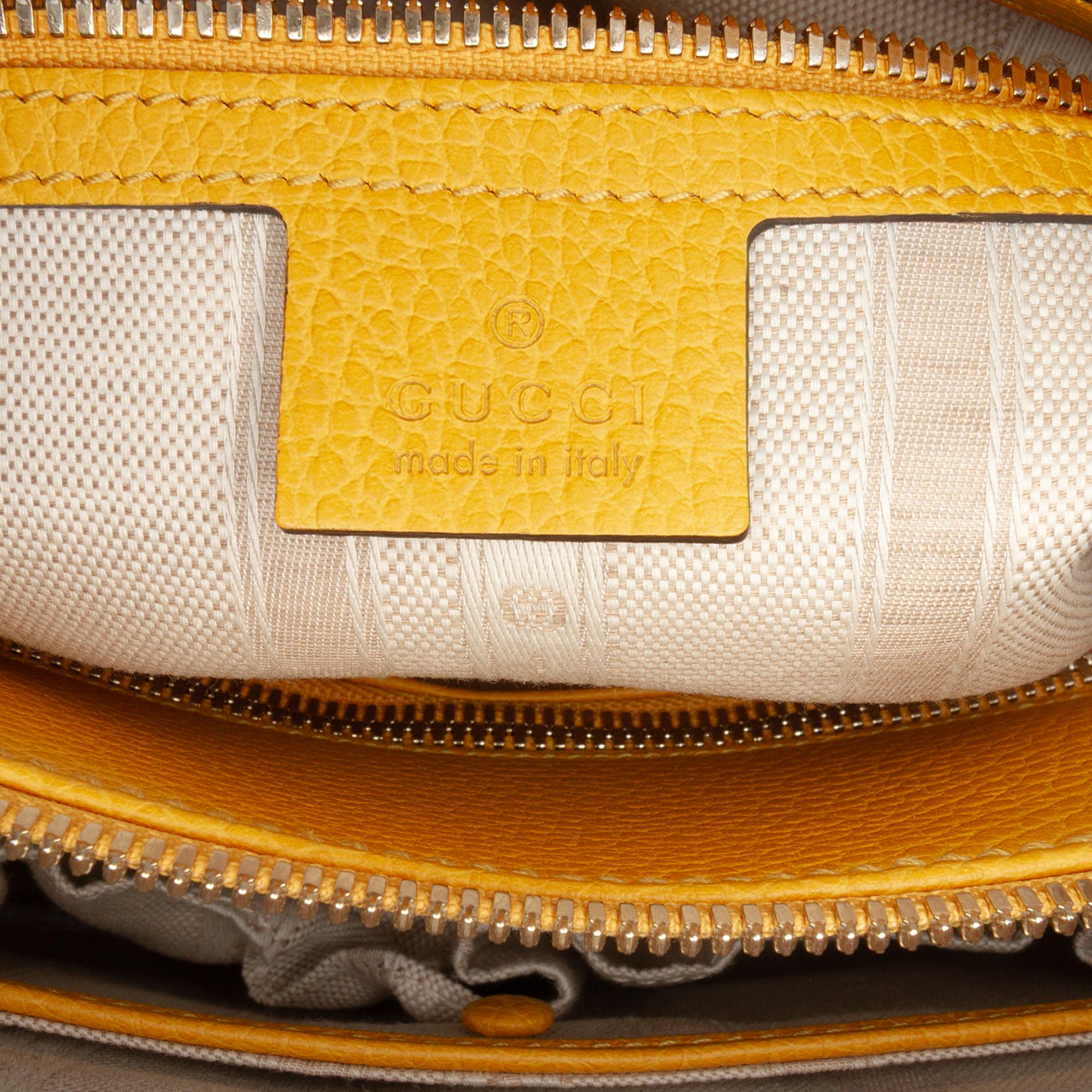 Gucci Calfskin Swing Top Handle Satchel