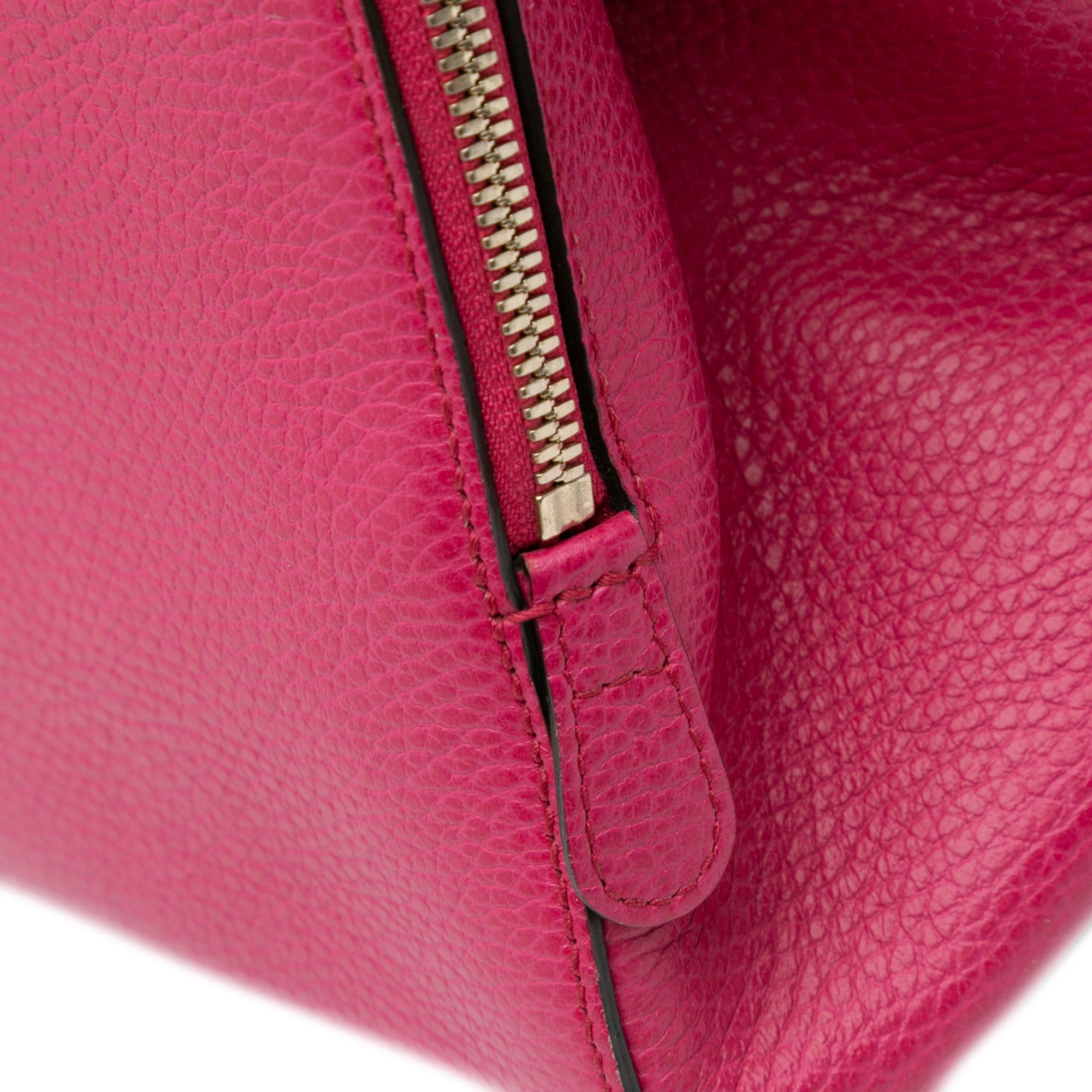 Gucci Calfskin Swing Top Handle Satchel