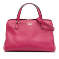 Gucci Calfskin Swing Top Handle Satchel