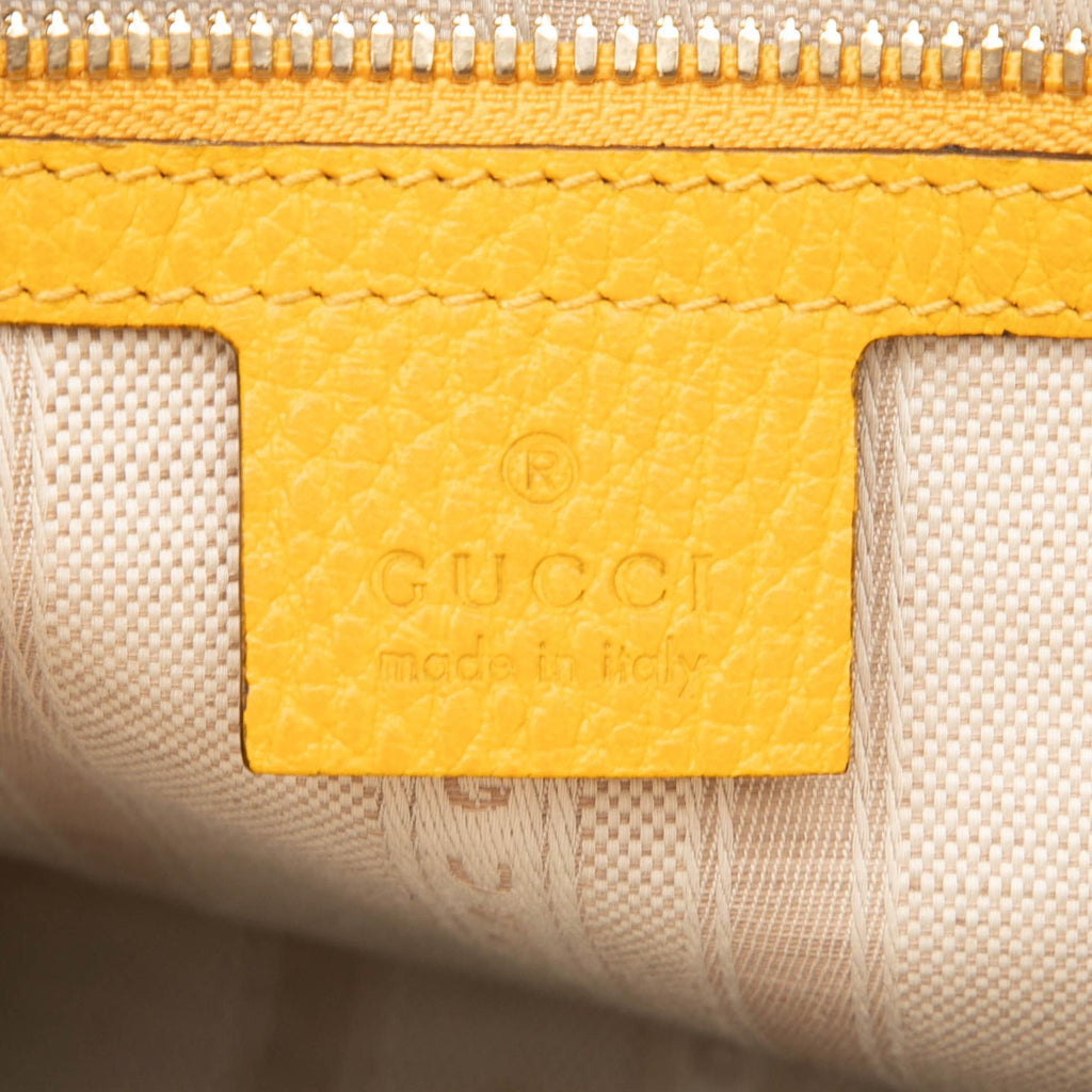 Gucci Calfskin Swing Top Handle Satchel