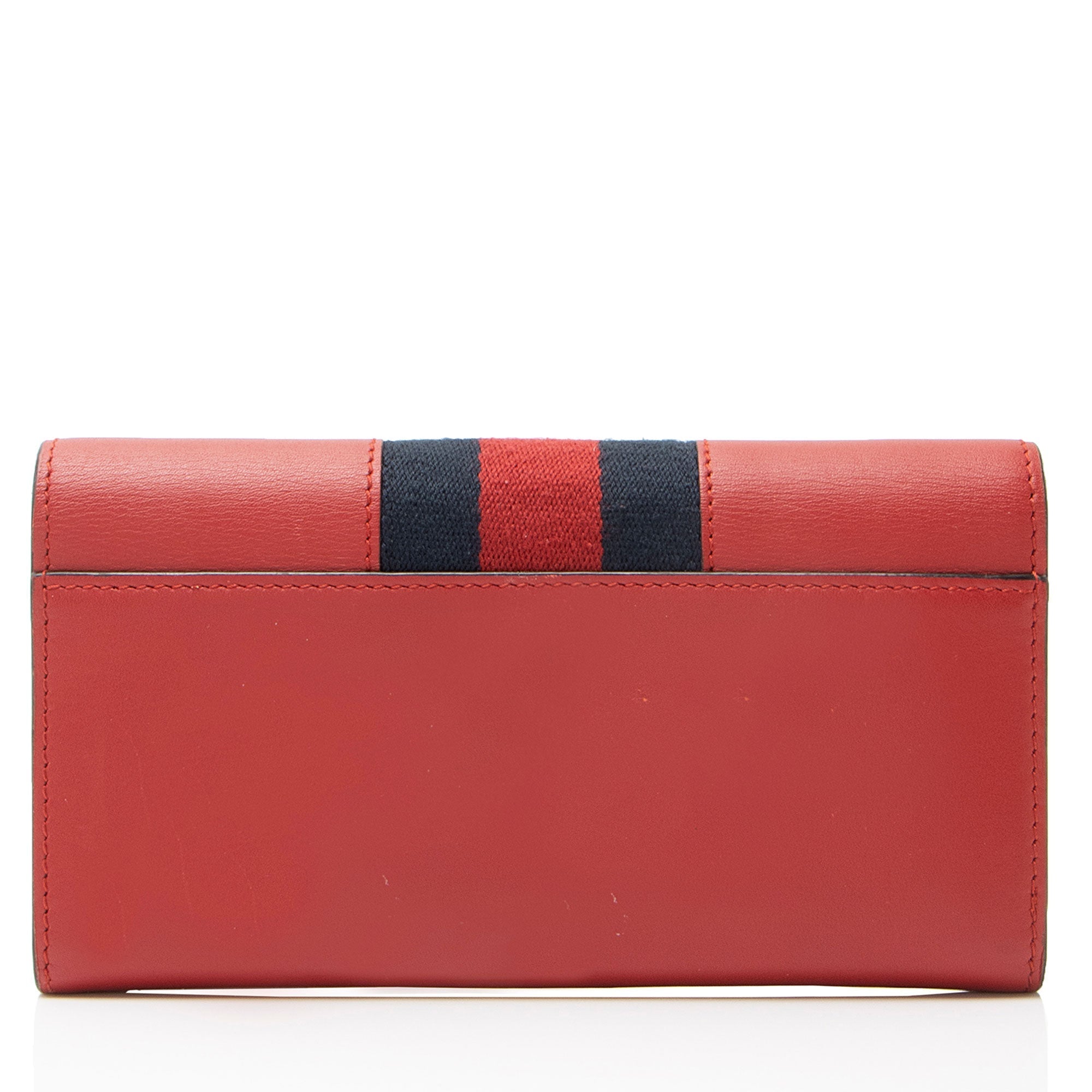 Gucci Calfskin Sylvie ContinLBtal Wallet