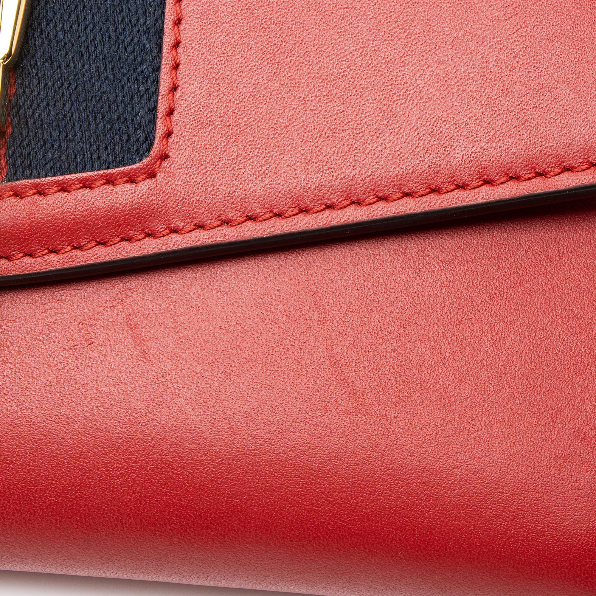 Gucci Calfskin Sylvie ContinLBtal Wallet