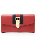 Gucci Calfskin Sylvie ContinLBtal Wallet