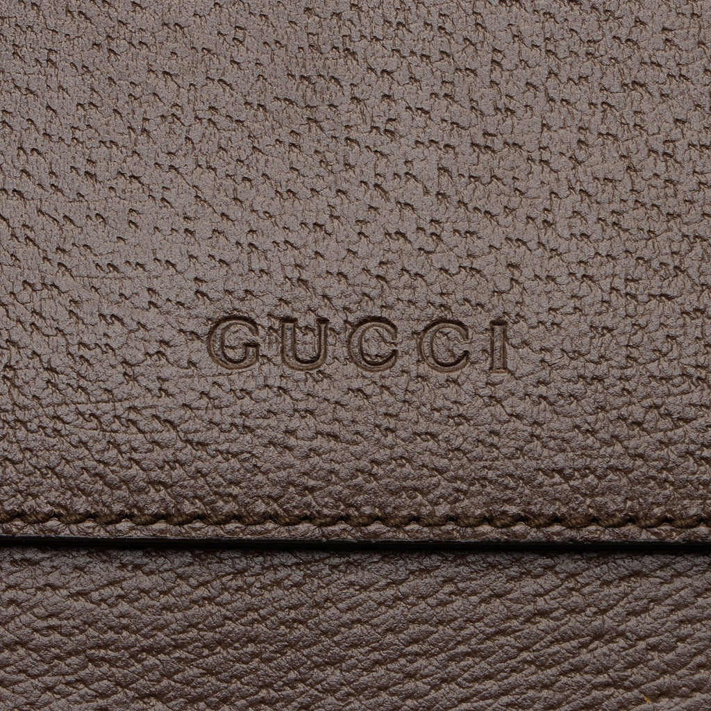 Gucci Calfskin Web Animalier Shoulder Bag