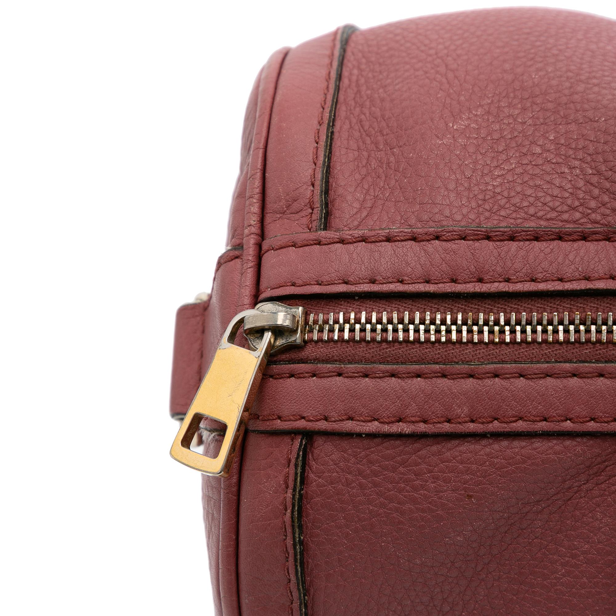 Gucci Calfskin Web Joy Boston Bag
