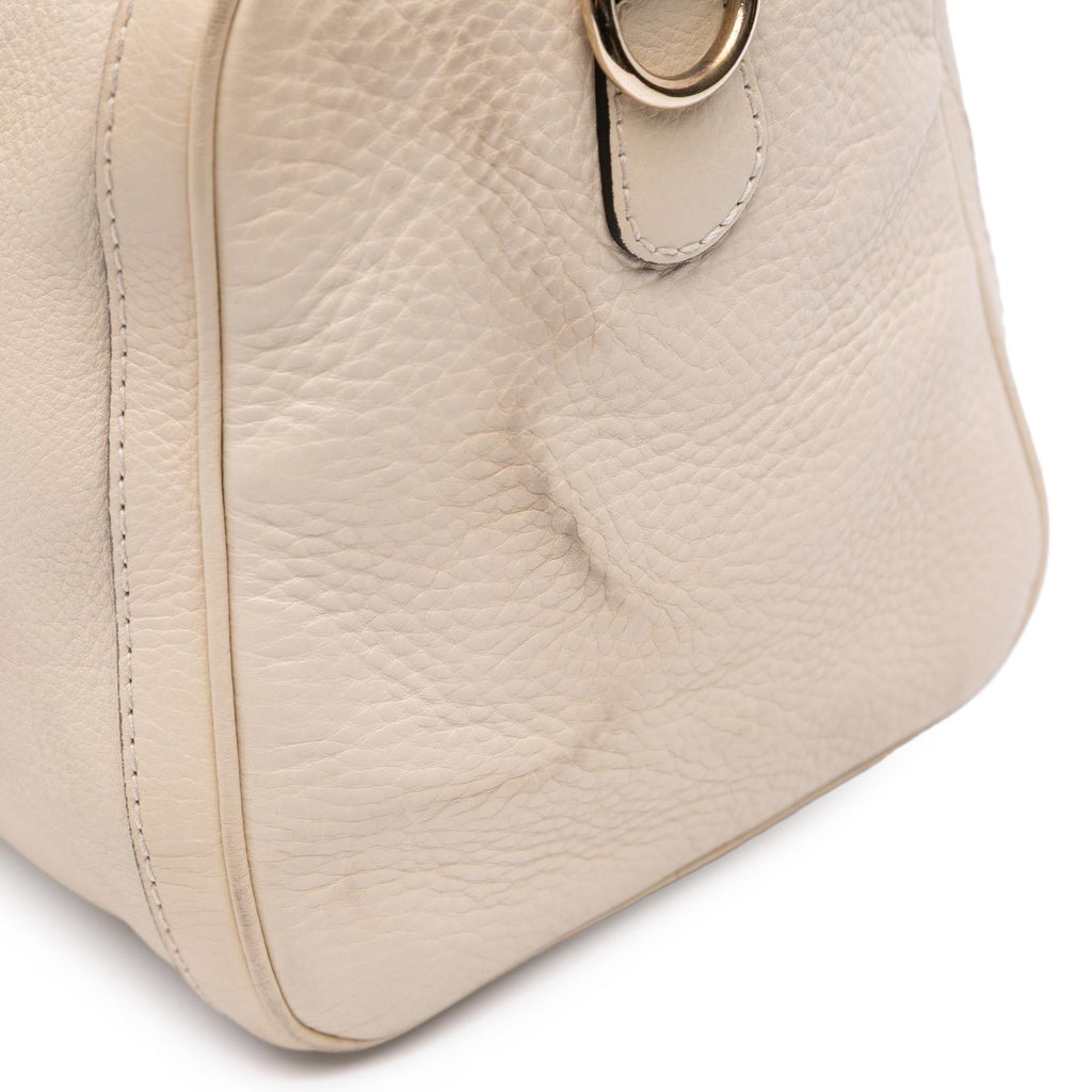 Gucci Calfskin Web Joy Boston Bag