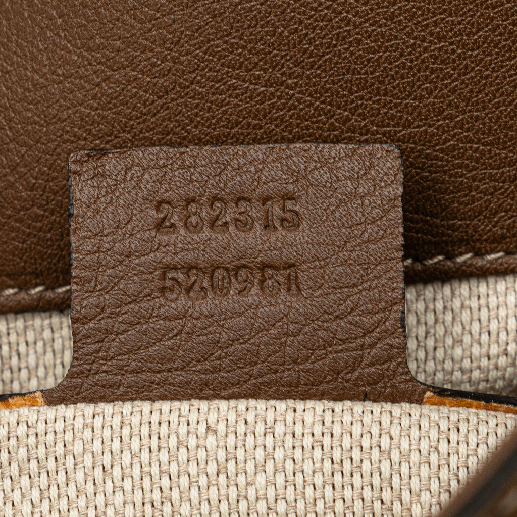 Gucci Canvas Bamboo Flora Diana Satchel (SHG-8uP6Jf)
