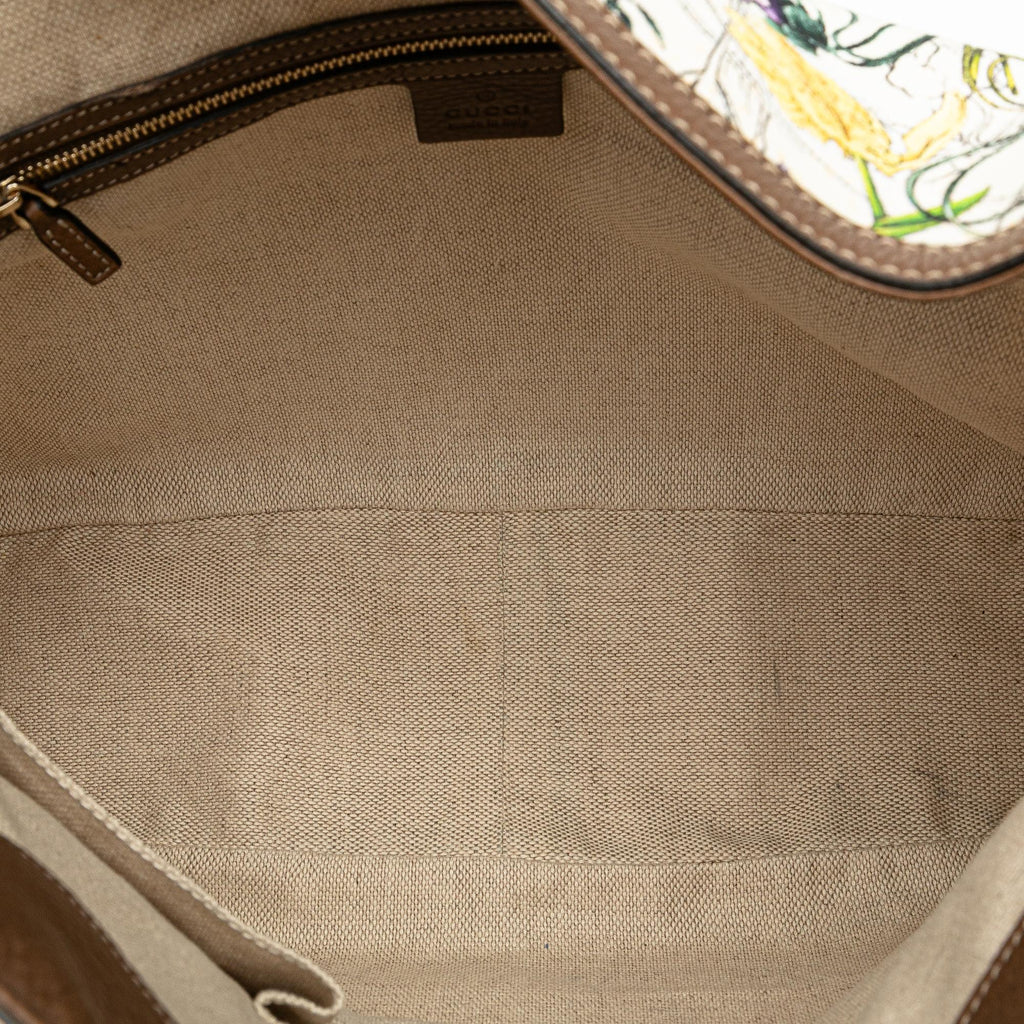 Gucci Canvas Bamboo Flora Diana Satchel (SHG-8uP6Jf)