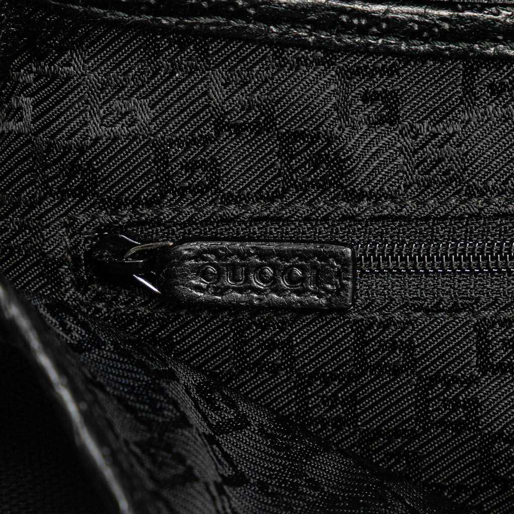 Gucci Canvas Bamboo Jackie Hobo