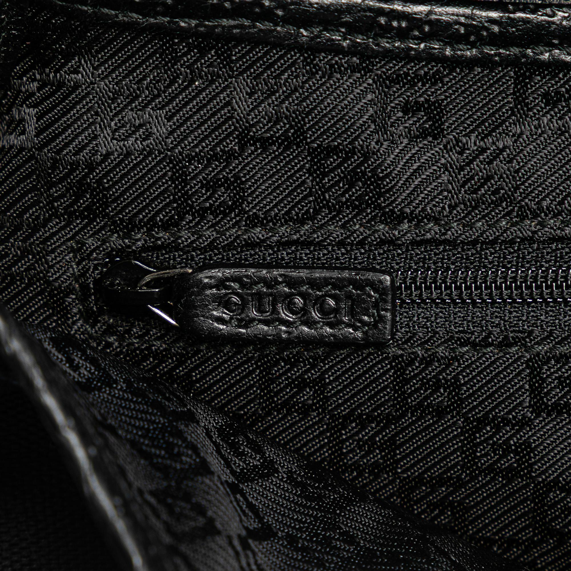 Gucci Canvas Bamboo Jackie Hobo