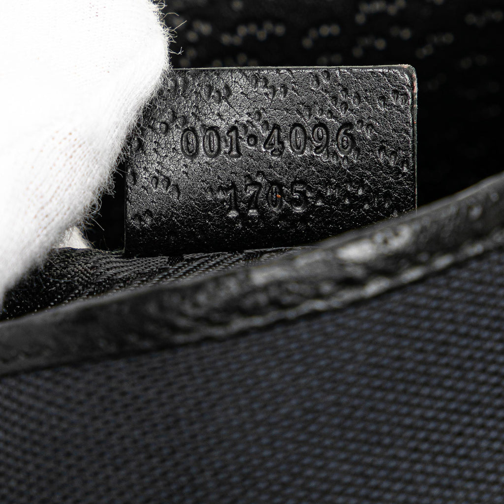 Gucci Canvas Bamboo Jackie Hobo