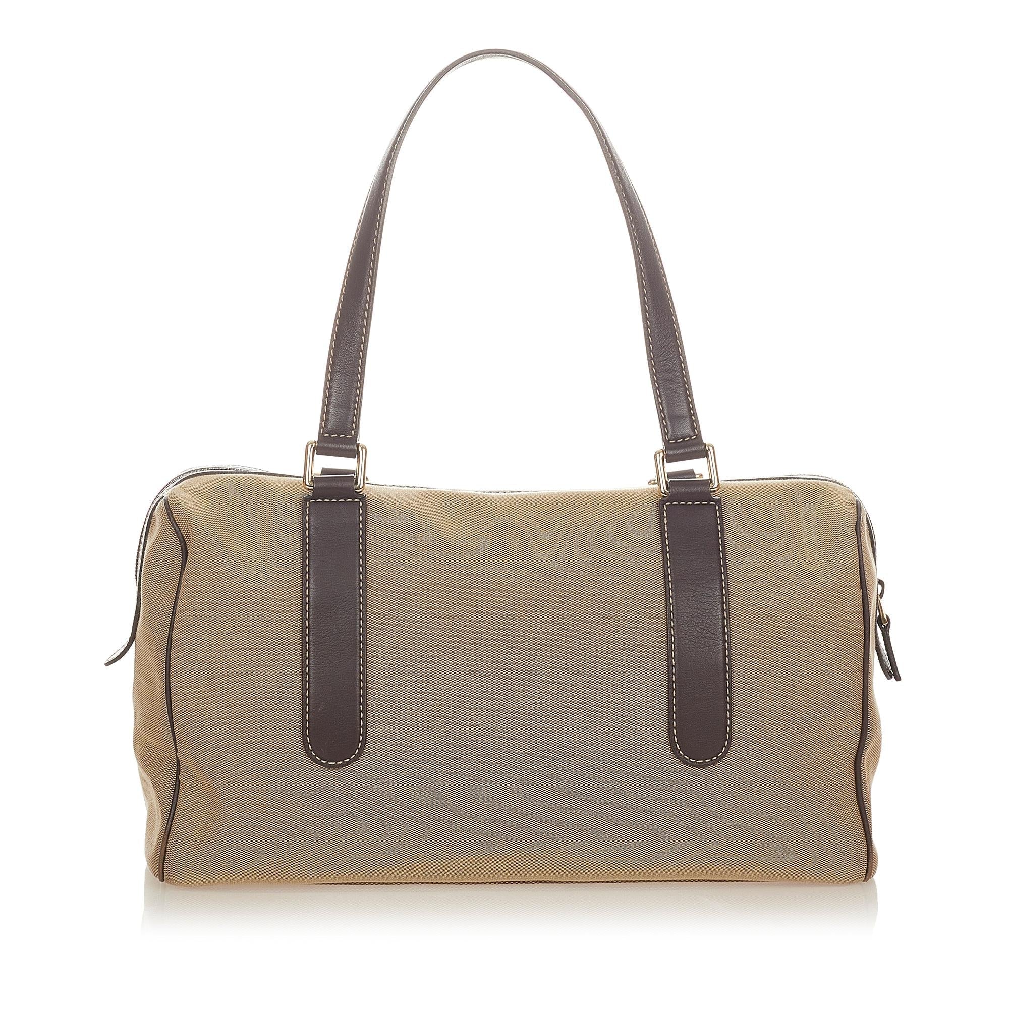 Gucci Canvas Boston Bag (SHG-31833)