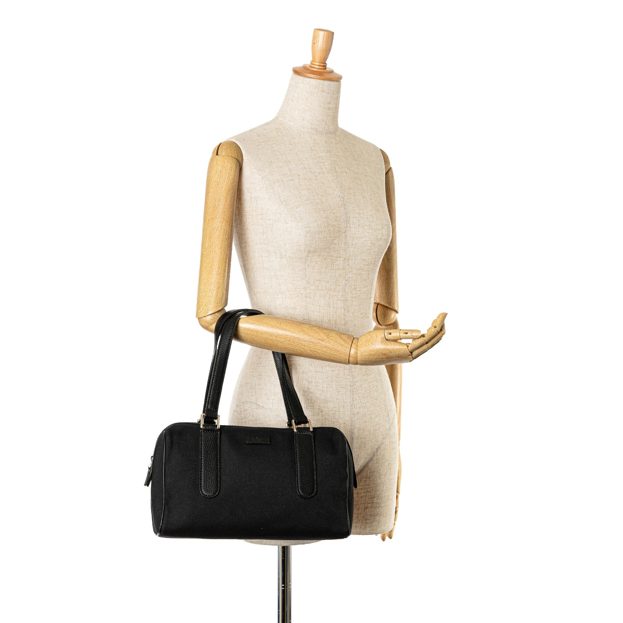 Gucci Canvas Charmy Boston Bag