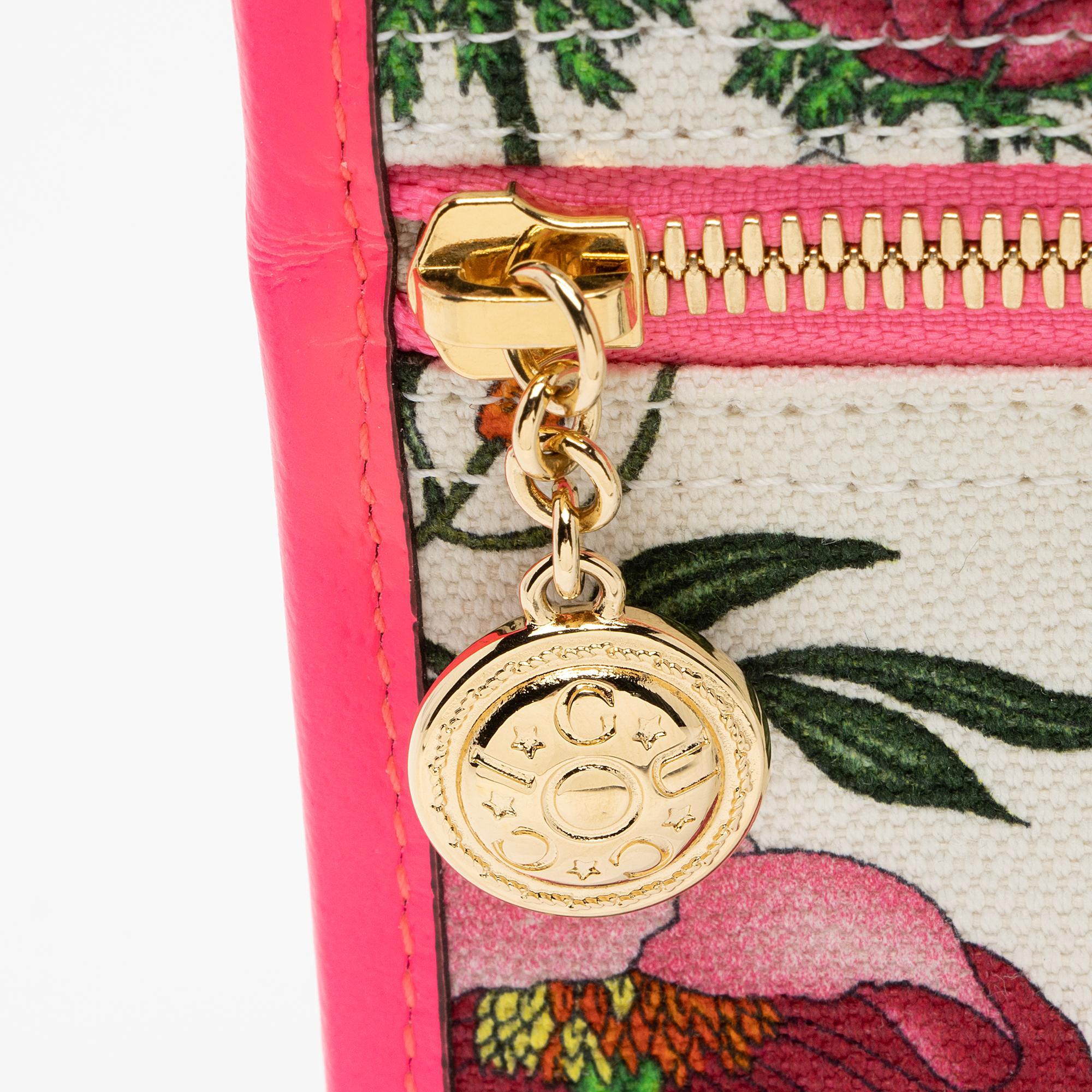 Gucci Canvas Flora Pochette (SHF-QyfIqL)