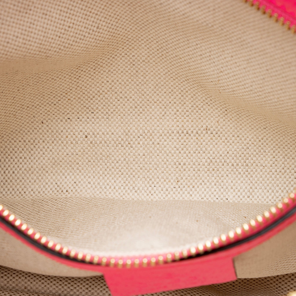 Gucci Canvas Flora Shoulder Bag (SHF-22602)