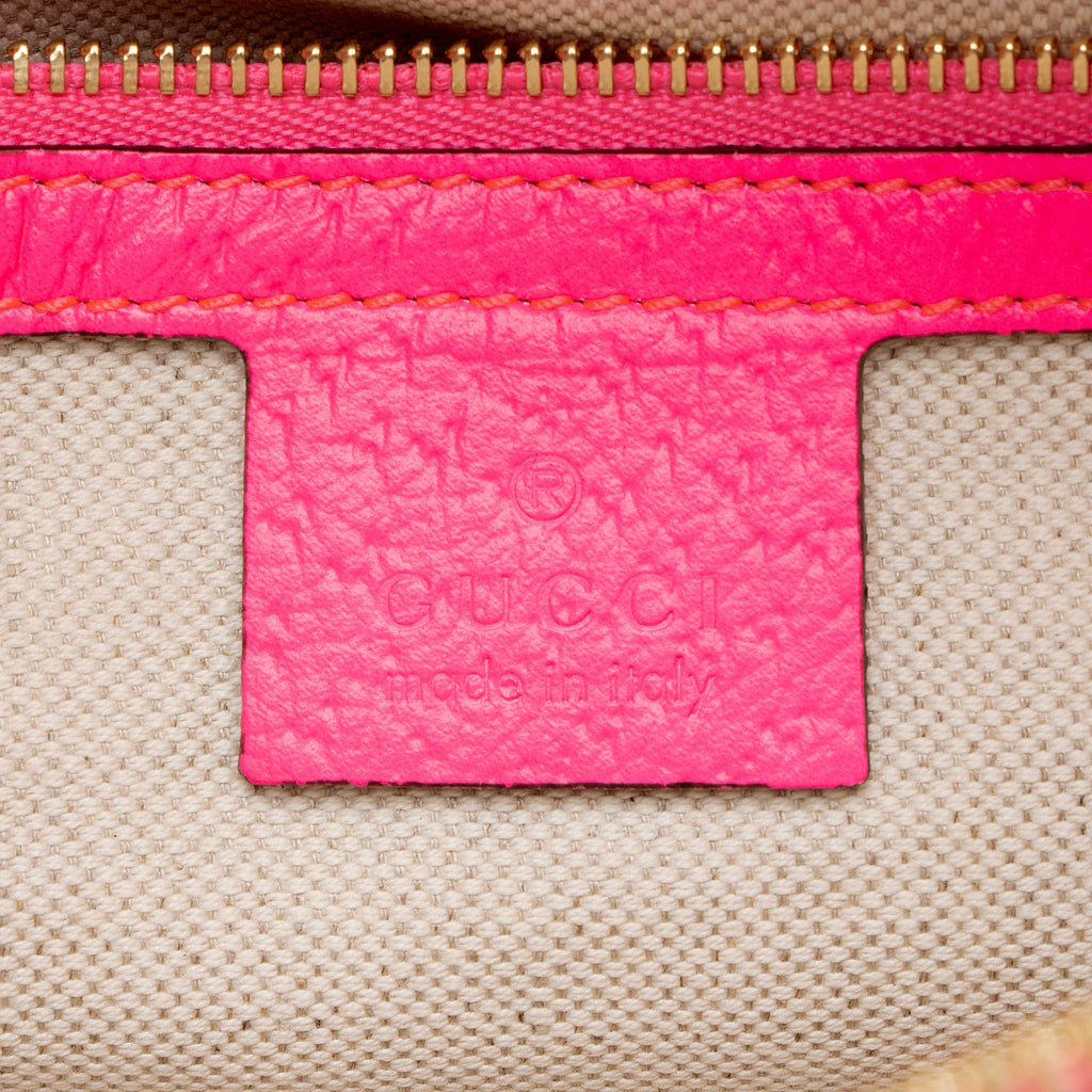 Gucci Canvas Flora Shoulder Bag (SHF-22602)