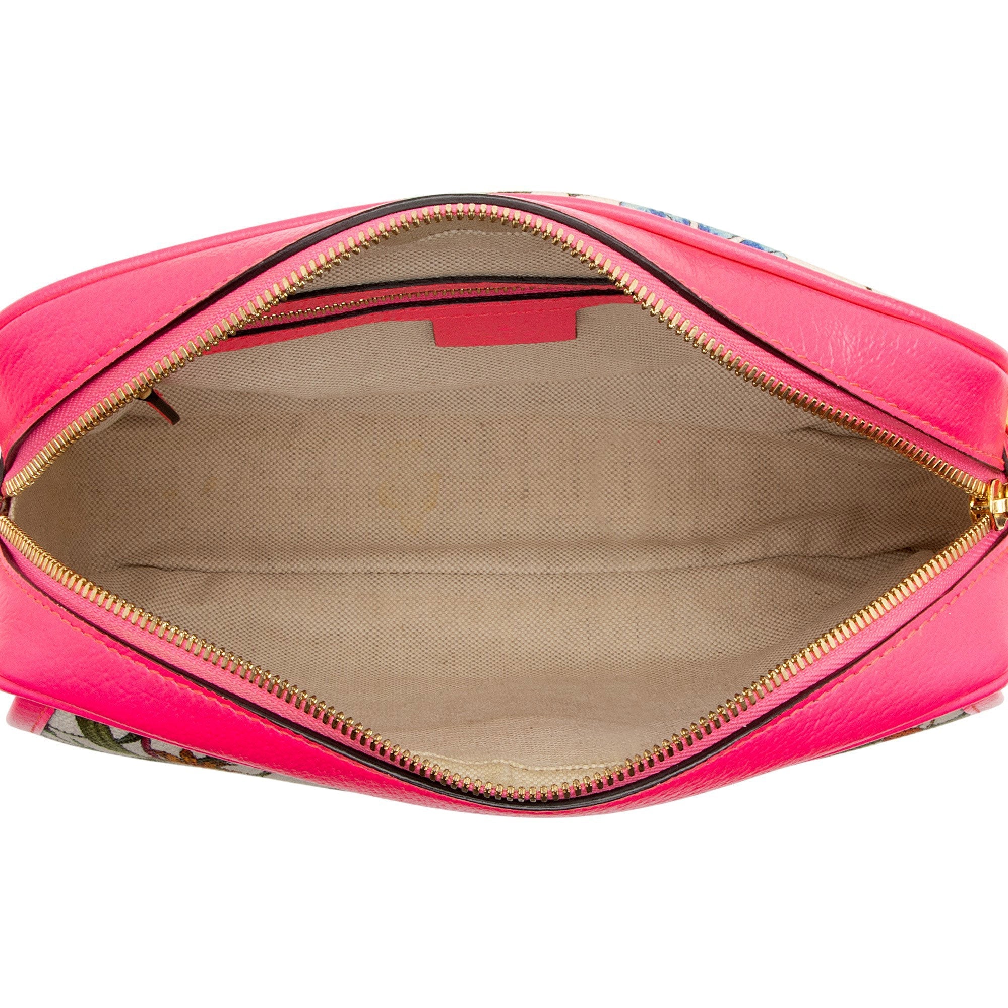 Gucci Canvas Flora Shoulder Bag