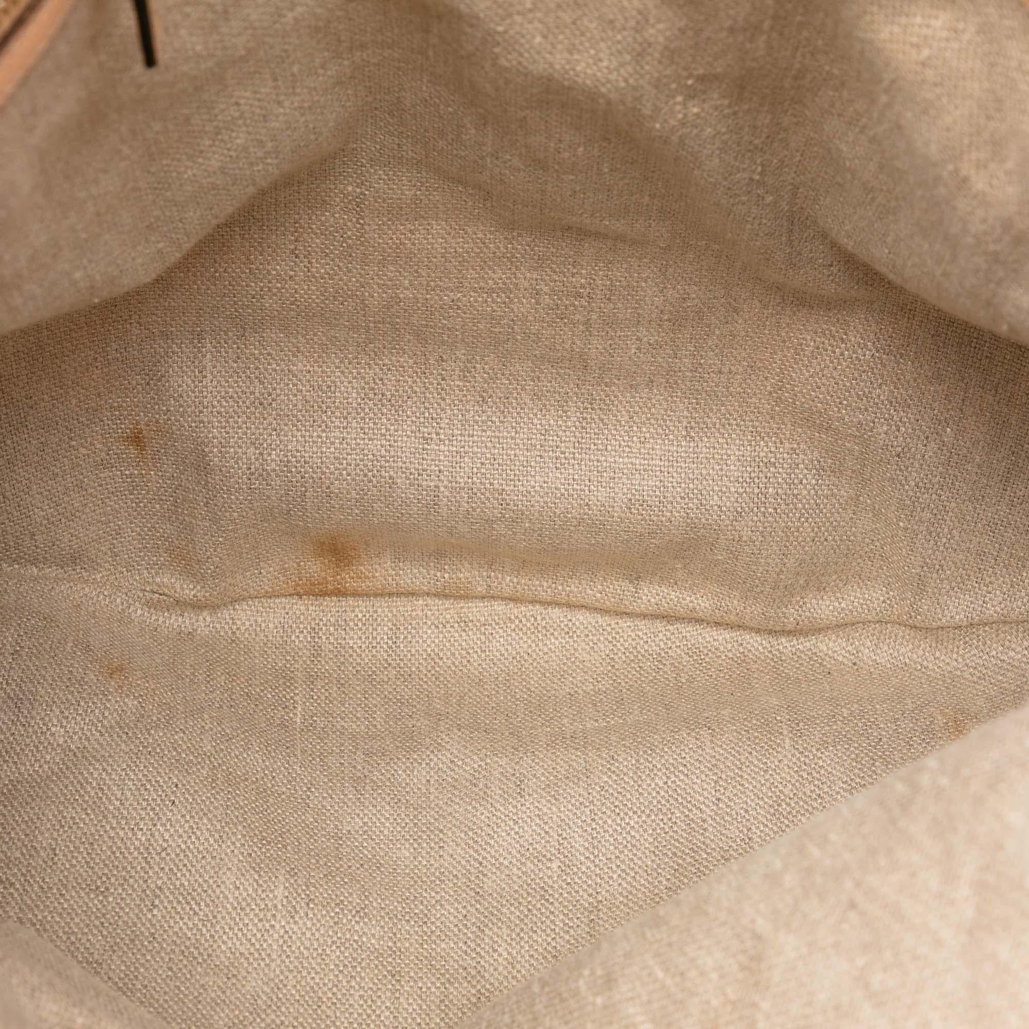 Gucci Canvas Floral Peggy Bamboo Hobo