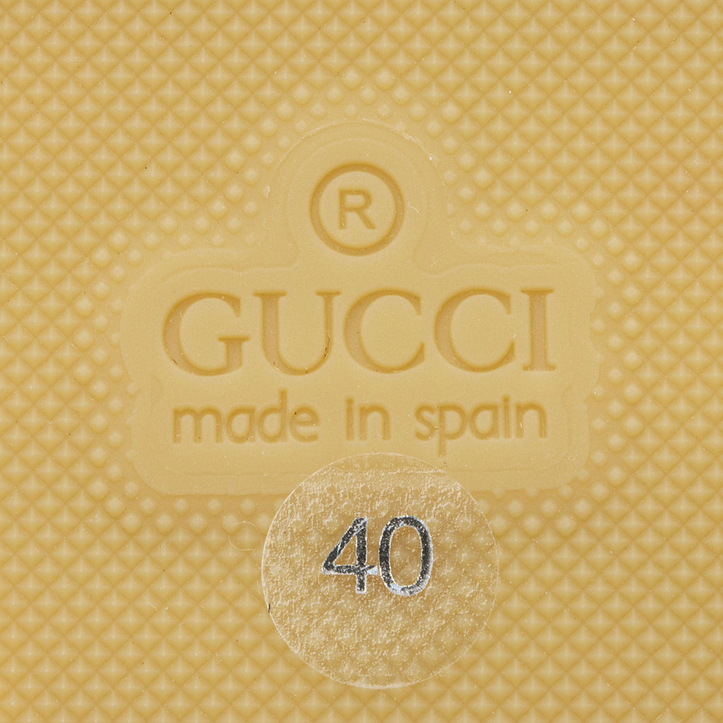 Gucci Canvas GG Marmont Espadrille Wedges - Size 10 / 40