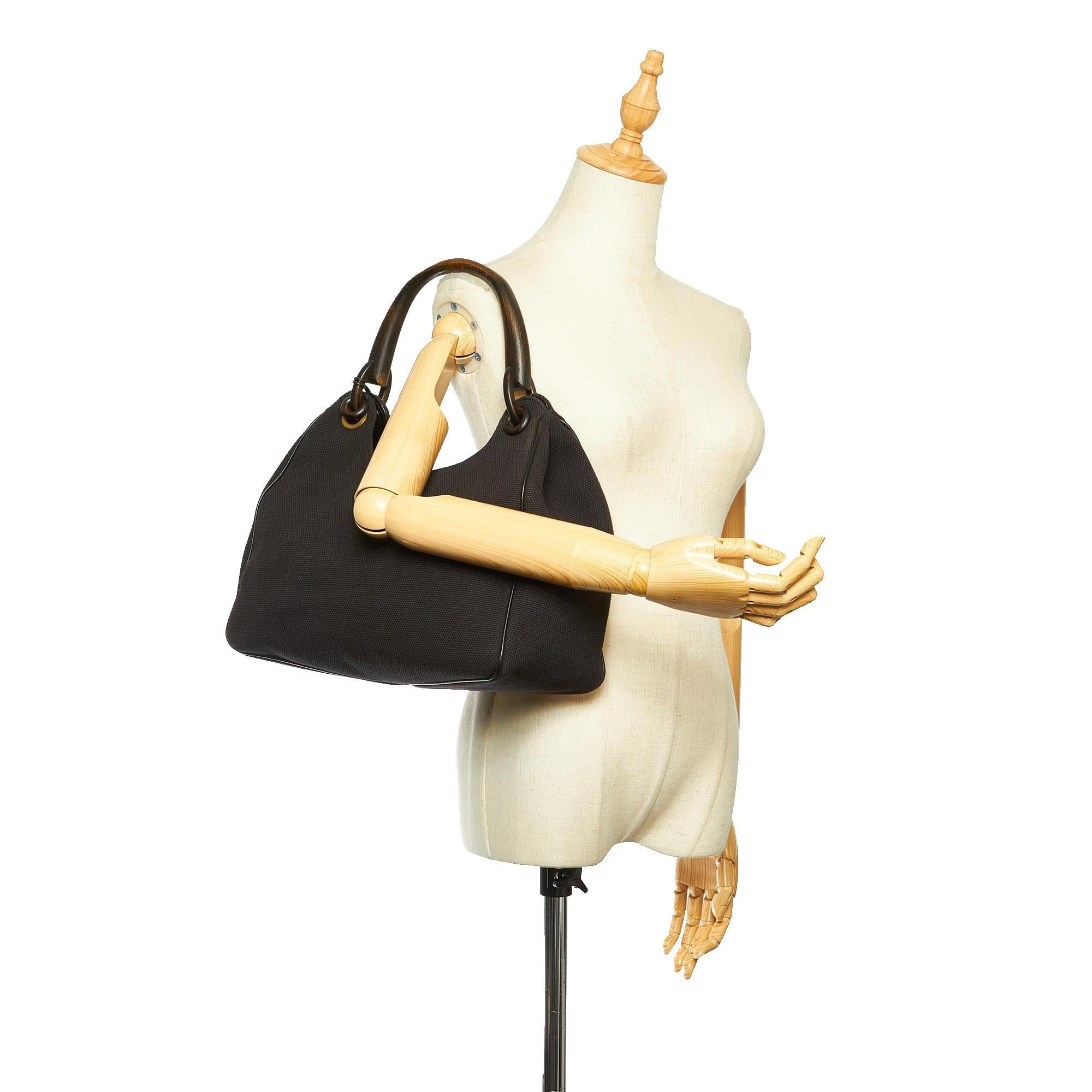 Gucci Canvas Handbag (SHG-22297)