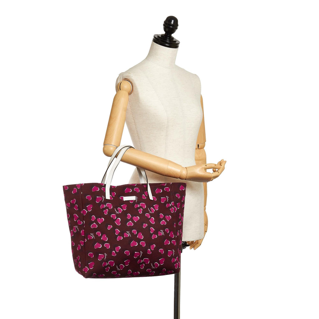 Gucci Canvas Heartbeat Tote Bag (SHG-28908)