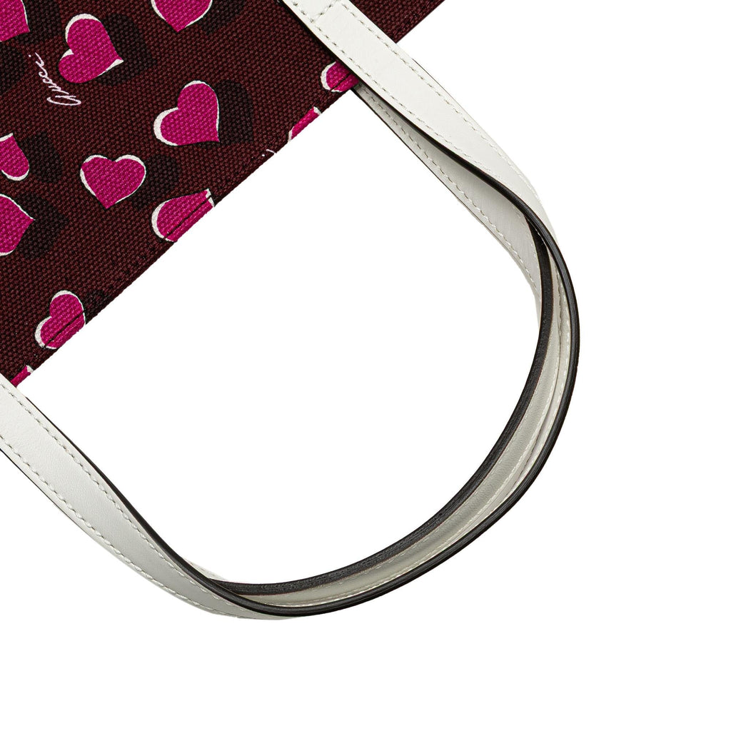 Gucci Canvas Heartbeat Tote