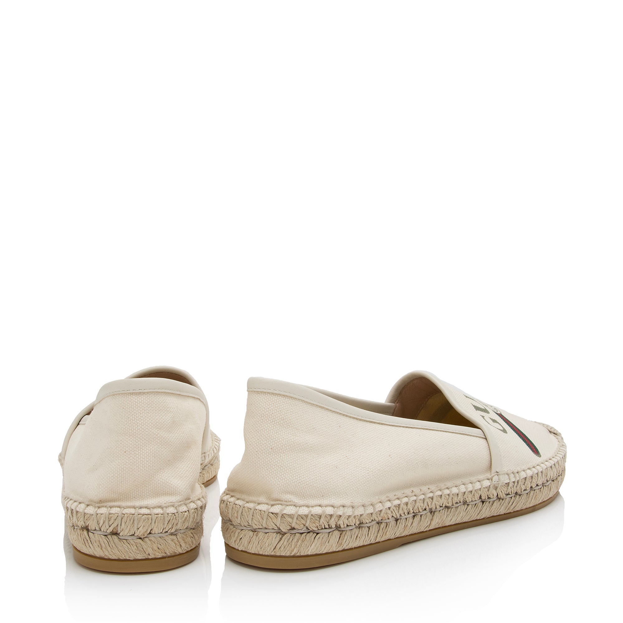Gucci Canvas Interlocking G Logo Espadrilles - Size 10 / 40 (SHF-o88yIa)